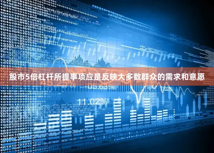 股市5倍杠杆所提事项应是反映大多数群众的需求和意愿